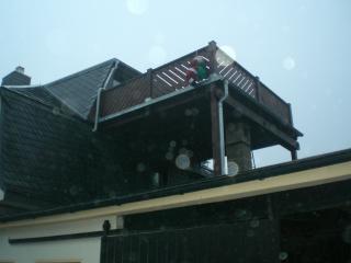 Balkon an Dachgaube